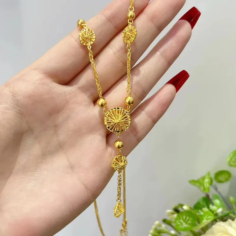 Golden Tassle Necklace