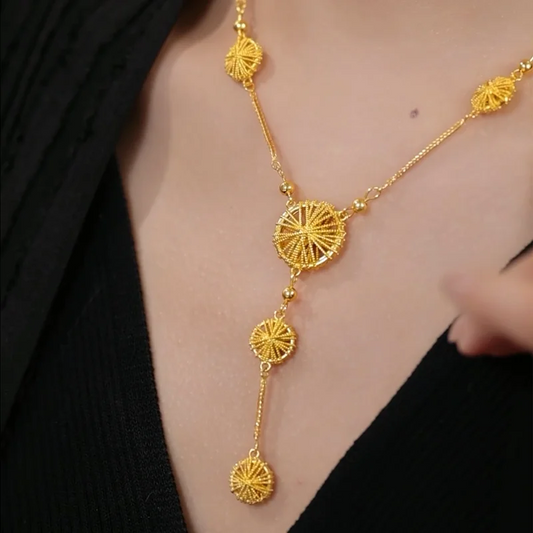 Golden Tassle Necklace